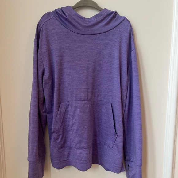 Primary Stay Cool Purple Activewear Hoodie Size 6-7 Years - Picture 1 of 3